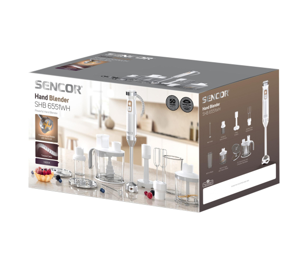 Sencor Blender ręczny SHB 6551WH - 1267631 - zdjęcie 19